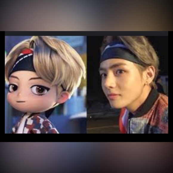 NEW Q Posket BTS V Kim Taehyung Tiny Tan Figure 14 cm BANDAI - Picture 11 of 11